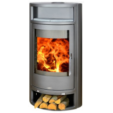 Krbová kamna ABX Polar 8 černý plech, pícka mastek 